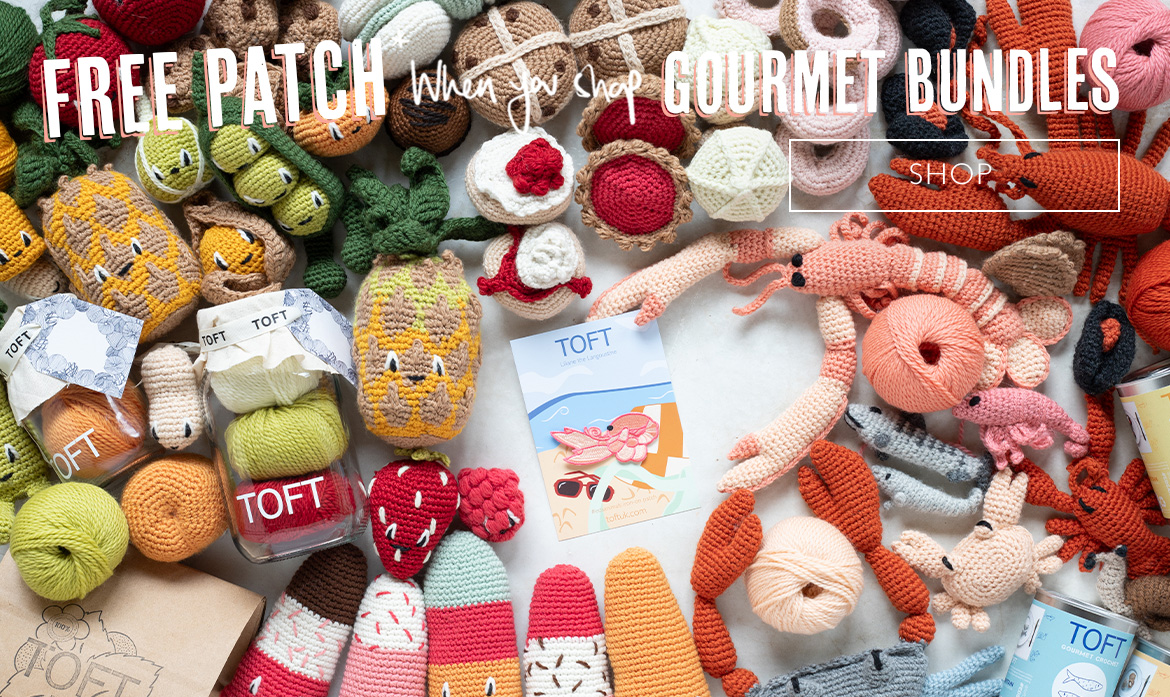FREE patch when you shop Gourmet Crochet